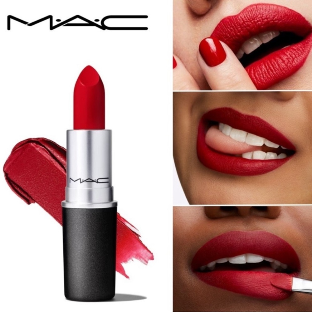 💄💋 MAC Retro Matte Lipstick in Ruby Woo (Vivid Blue-Red) Full Size. Brand new!